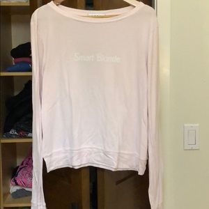 WildFox Sweatshirt “smart Blonde”